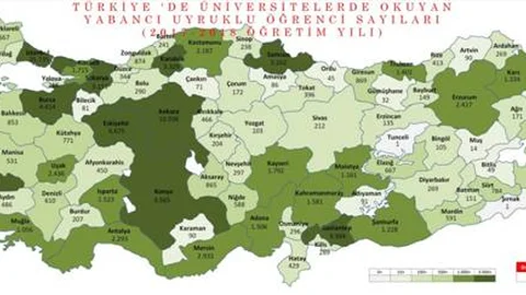 Türkiye’de 125 Bin 138 Yabancı Uyruklu Üniversite Öğrencisi Var