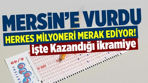 Sayısal Loto Büyük İkramiyesi Mersin'e Çıktı