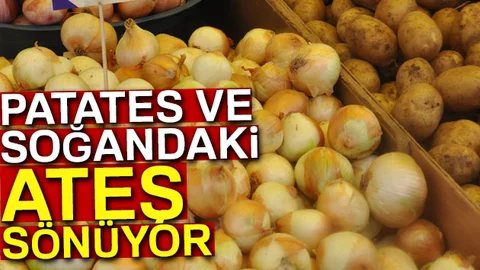 Patates ve soğandaki ateş sönüyor
