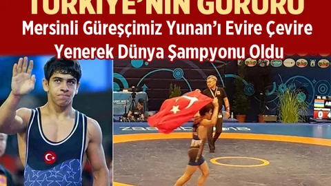 Mersinli Genç Güreşçi Hamza Alaca Dünya Şampiyonu