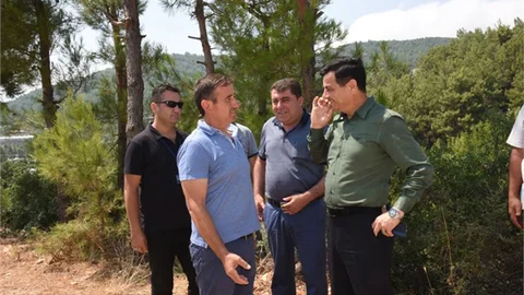 Sıcak Havada Arazide Çalışan Personele Moral ve Teşekkür Ziyareti