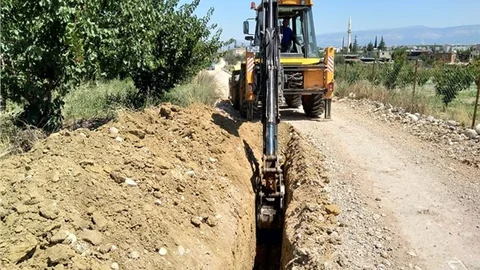 Meski Mut İlçesinden İçmesuyu Çalışmalarında Hız Kesmiyor