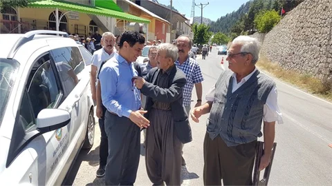 Başkan Türe ve Ekibi Abanoz Ve Kaş Yaylasında