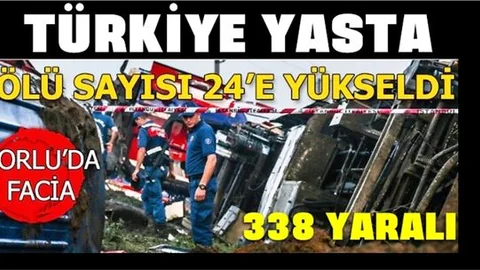 Tekirdağ Çorlu’da Tren Faciasında Ölü ve Yaralı Sayısı Yükseldi