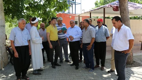 Başkan Tollu Karaahmetli’de Çalışmaları Yerinde İnceledi