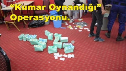 Jandarma'dan Tarsus Yenice'de “Kumar” Operasyonu