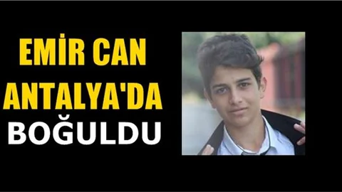 Tarsuslu Stajyer Öğrenci Emir, Antalya’da Boğuldu