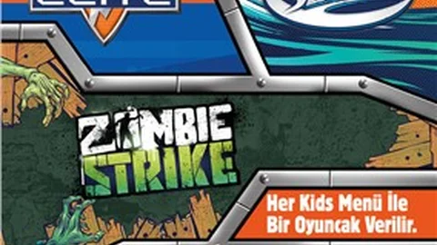 Burger King Küçük Misafirlerini Nerf Oyuncaklarıyla Karşılıyor!