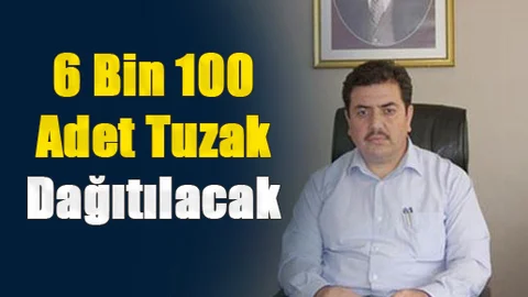 Mersin Tarsus'ta Çiftçiye 6 Bin 100 Adet Tuzak Dağıtılacak
