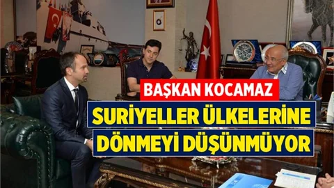Burhanettin Kocamaz'dan Suriyeli Açıklaması
