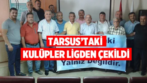 Tarsus’taki Amatör Futbol Takımları Ligden Çekildi