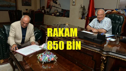 Protokol Tamam Rakam 850 BİN TL, Mersin Büyükşehir'den Cemevine Nakit Yardımı