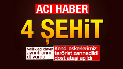 Adıyaman Çatışma 4 Askerimiz Şehit Oldu