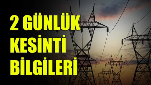 Mersin ve İlçelerinde Yapılacak Kesintilerin 2 Günlük Programı, Mersin Elektrik Kesintisi