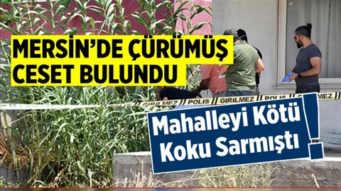 Mersin'de Çürümüş Erkek Cesedi Bulundu