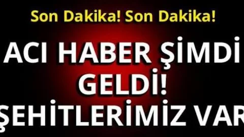 Şehitlerimiz ve Yaralılarımız Var