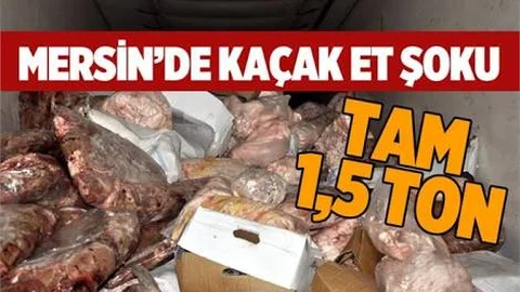 Mersin'de Kaçak Et Skandalı