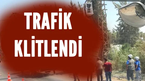 Mersin - Adana Karayolu Kazanlı Civarında D-400 Karayolu Kilitlendi