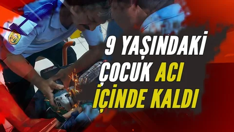 Mersin'de 9 Yaşındaki Çocuk Acı İçinde Hastaneye Kaldırıldı