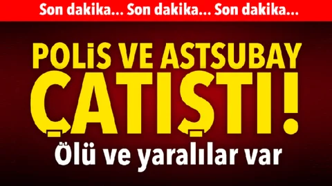 Polisle Astsubay Sokak Ortasında Silahla Çatıştı