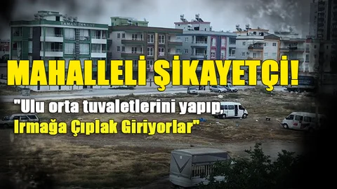 Bağlar Mahallesi Sakinleri Rahatsız, "Ulu orta tuvaletlerini yapıp, Irmağa Çıplak Giriyorlar"
