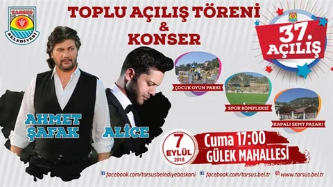 “Her Hafta Bir Açılış” Yapacak Olan Tarsus Belediyesi 37’nci Açılışını Gülek Mahallesi’nde