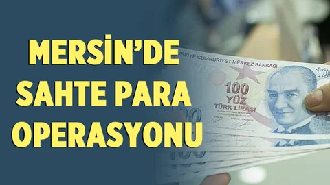 Mersin'de Sahte Para Operasyonu