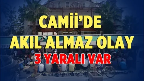 Mersin Eski Hal Camisinde Namaz Sırasında Akıl Almaz Olay