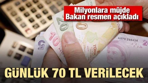 Milyonlarca Anneye Müjde! Günlük 70 TL Verilecek