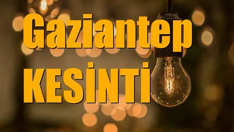 Gaziantep Elektrik Kesintisi