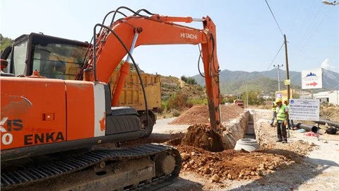 Mersin Anamur'da Kanalizasyon Sorunu Çözülüyor