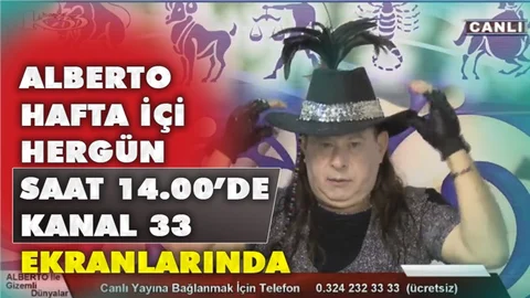 "Alberto İle Gizemli Dünyalar" Programı, Hafta İçi Hergün Kanal 33'te