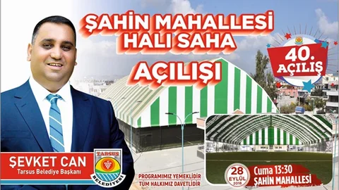 Tarsus Bir Halı Sahaya Daha Kavuşuyor