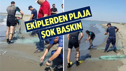 Mersin'de Ekiplerden Usulsüz Balık Avcılarına Şok Baskın