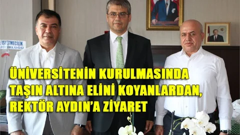Tarsus Ticaret Odası'ndan, Tarsus Üniversitesi Rektörü Prof. Dr. Orhan Aydın'a Ziyaret