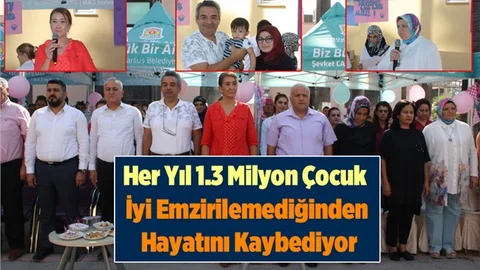 Mersin'de Dünya Emzirme Haftası Kutlandı