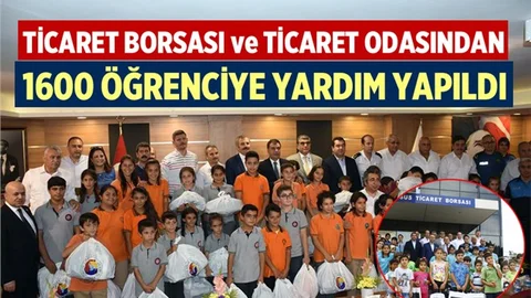 Mersin'de Bin 600 Öğrenciye Yardım Yapıldı