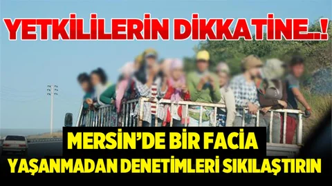 Yetkililerin Dikkatine, Mersin'de Bir Facia Oluşmadan Önlem Alın