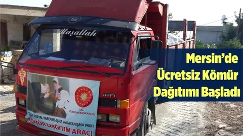 Mersin'de Ücretsiz Kömür Dağıtımı Başladı