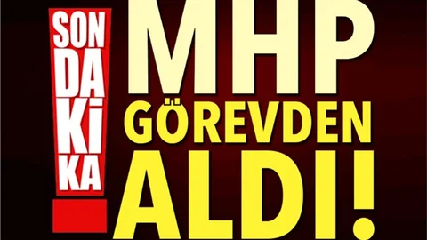 Son dakika! MHP İlçe Teşkilatını görevden aldı
