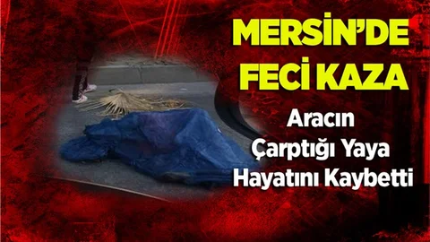 Mersin'de Aracın Çarptığı Yaya Yaşamını Yitirdi