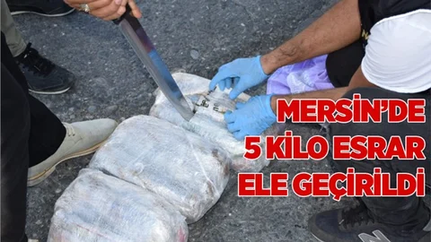 Mersin Polisinden Uyuşturucu Operasyonu