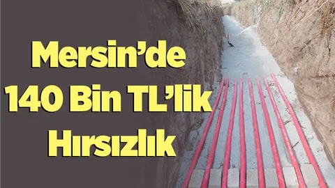 Mersin'de 140 Bin Liralık Hırsızlık İddiası