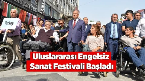 2. Uluslararası Mersin Engelsiz Sanat Festivali Başladı