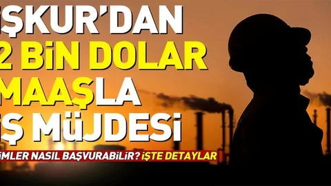 İŞKUR'dan İşsizlere Aylık 2 Bin Dolarla İş İmkanı. İŞKUR'dan Yurt dışında Çalışma İmkanı