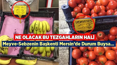 Mersin'de Tezgahlardaki Fiyatlar Cep Yakıyor
