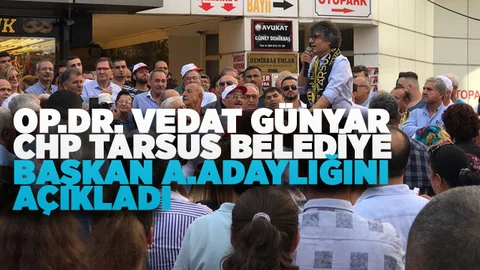 Op.Dr. Vedat Günyar Aday Adaylığını Açıkladı