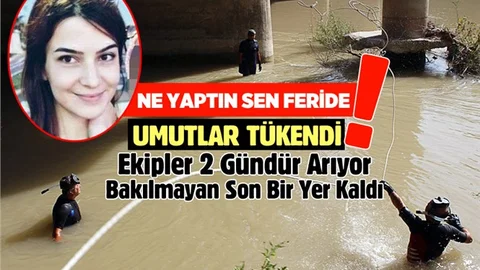 Mersin'de Irmağa Atlayan Feride'den Hâlâ Haber Yok