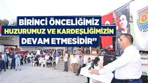 Başkan Şevket Can’a Özbek Mahallesi’nde Yoğun İlgi