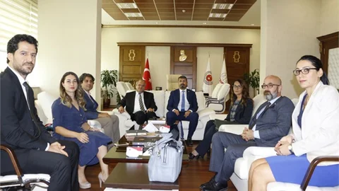 Yeşilboğaz’dan Adalet Komisyonu Başkanı Kahveci’ye Ziyaret